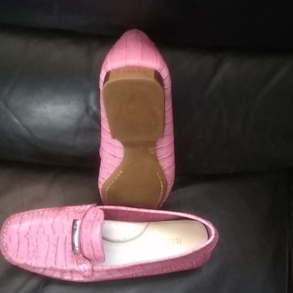 Ralph Lauren Pink Leather loafer
